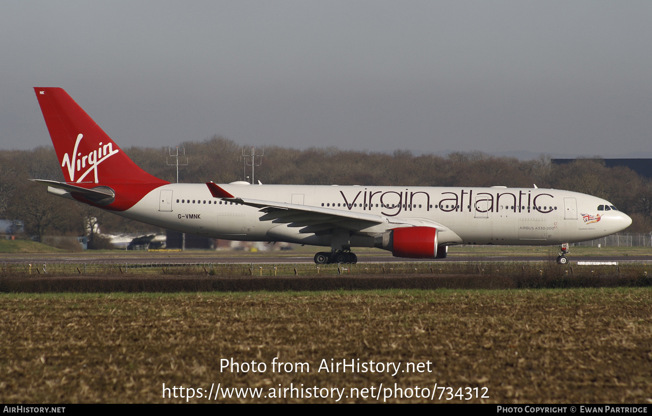 Aircraft Photo of G-VMNK | Airbus A330-223 | Virgin Atlantic Airways | AirHistory.net #734312