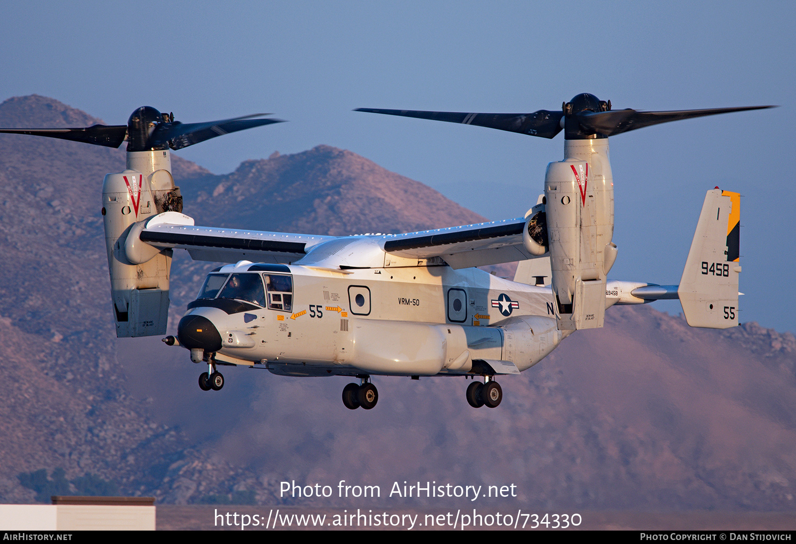 Aircraft Photo of 169458 / 9458 | Bell-Boeing CMV-22B Osprey | USA - Navy | AirHistory.net #734330