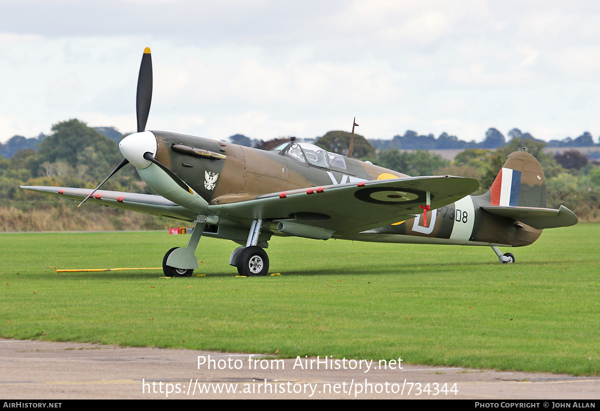 Aircraft Photo of G-AIST / P7308 | Supermarine 300 Spitfire Mk1A | UK - Air Force | AirHistory.net #734344