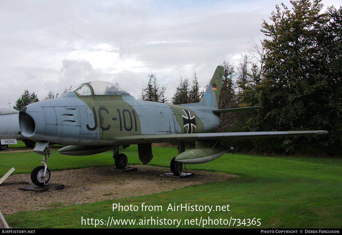 Aircraft Photo of JC-101 | Canadair CL-13B Sabre 6 | Germany - Air Force | AirHistory.net #734365