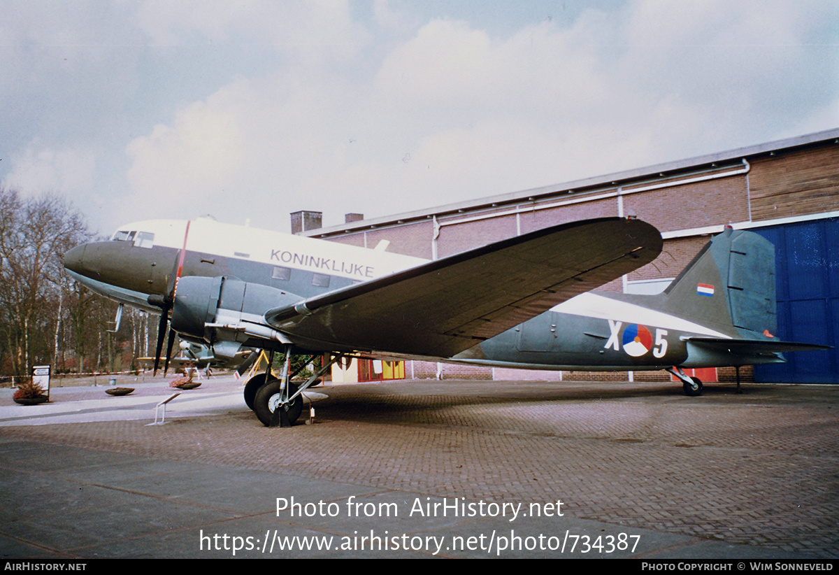 Aircraft Photo of X-5 | Douglas C-47A Skytrain | Netherlands - Air Force | AirHistory.net #734387