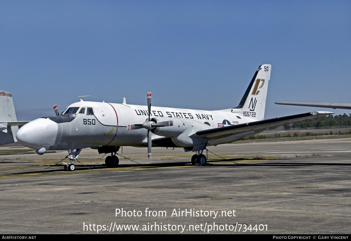 Aircraft Photo of 155722 | Grumman TC-4C Academe (G-159) | USA - Navy | AirHistory.net #734401