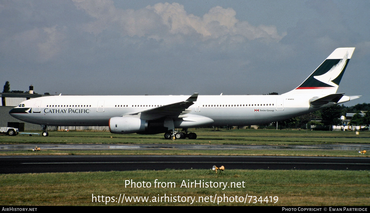 Aircraft Photo of VR-HLA | Airbus A330-342 | Cathay Pacific Airways | AirHistory.net #734419