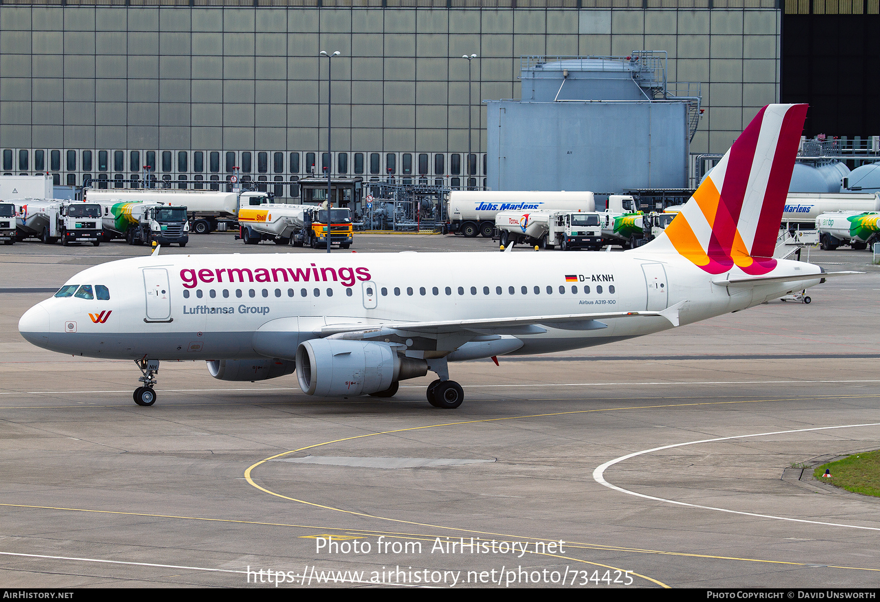 Aircraft Photo of D-AKNH | Airbus A319-112 | Germanwings | AirHistory.net #734425