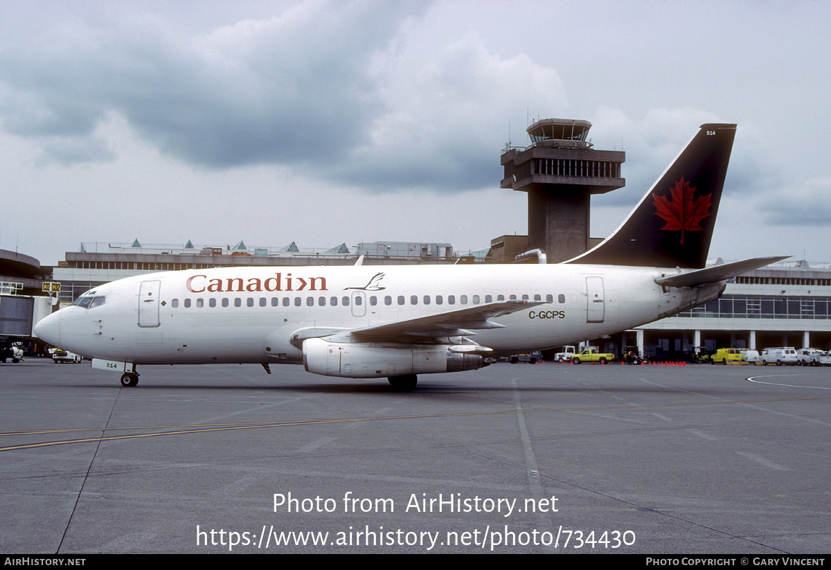 Aircraft Photo of C-GCPS | Boeing 737-217/Adv | Canadian Airlines | AirHistory.net #734430