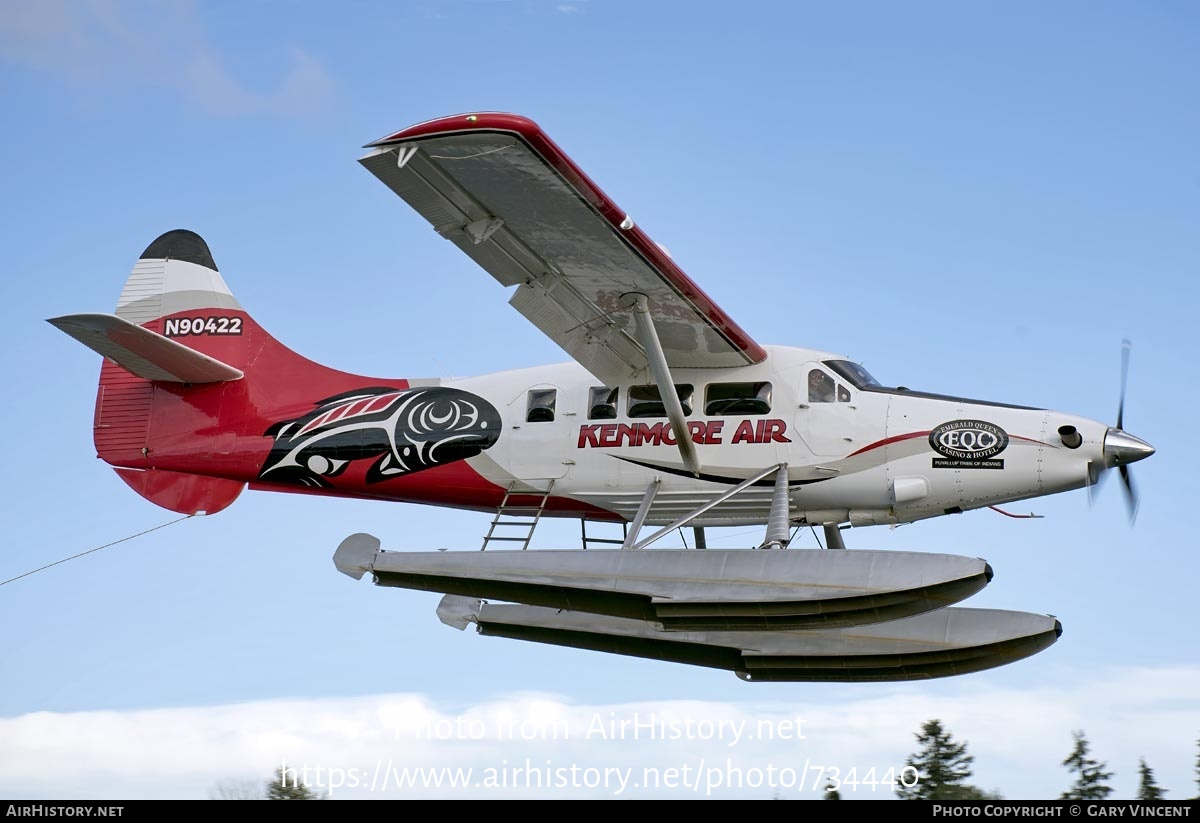 Aircraft Photo of N90422 | Vazar DHC-3T Turbine Otter | Kenmore Air | AirHistory.net #734440