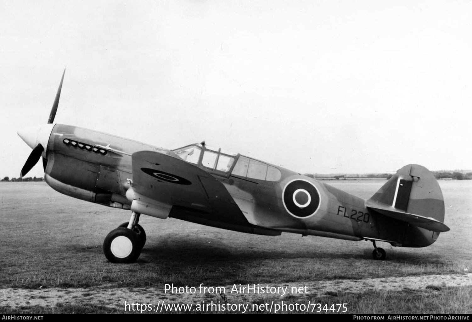 Aircraft Photo of FL220 | Curtiss Kittyhawk Mk2A | UK - Air Force | AirHistory.net #734475