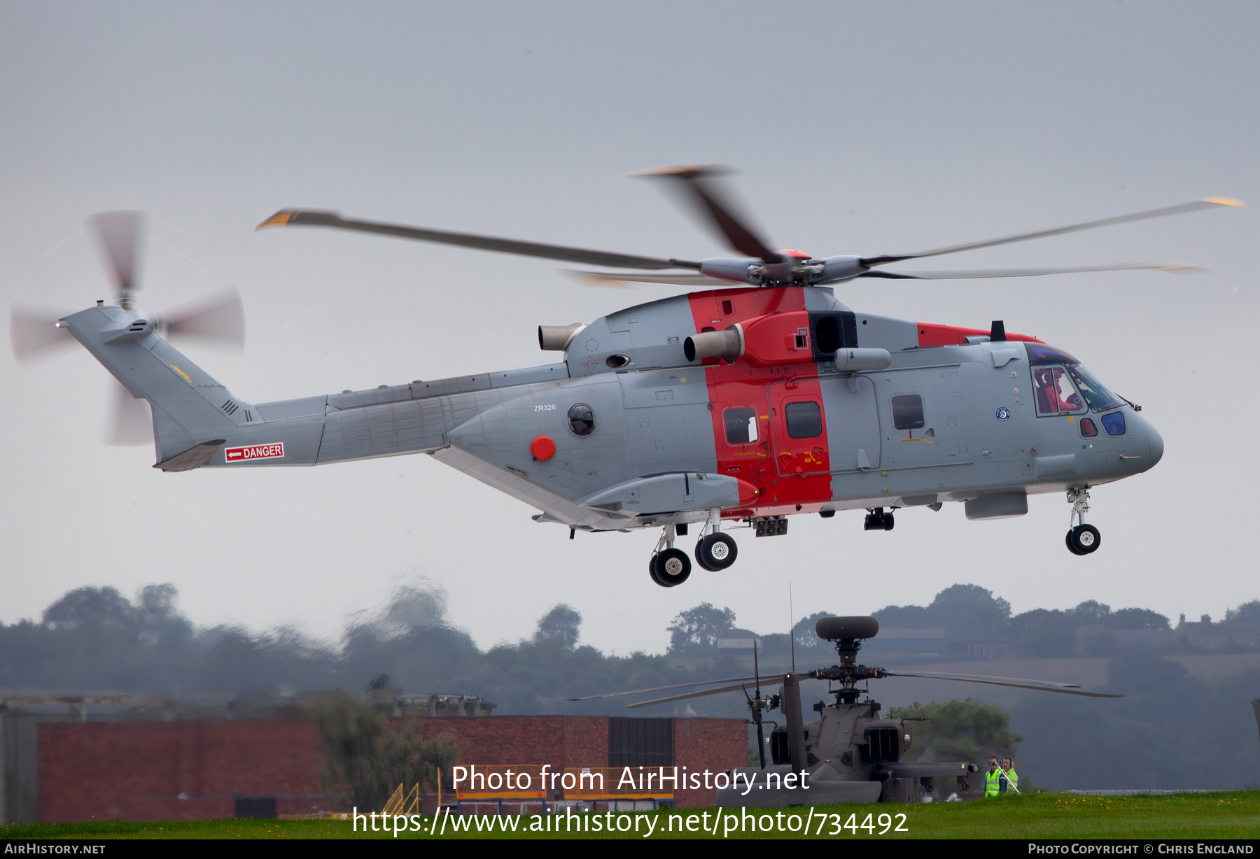 Aircraft Photo of ZR328 | AgustaWestland AW101-610 | AirHistory.net #734492