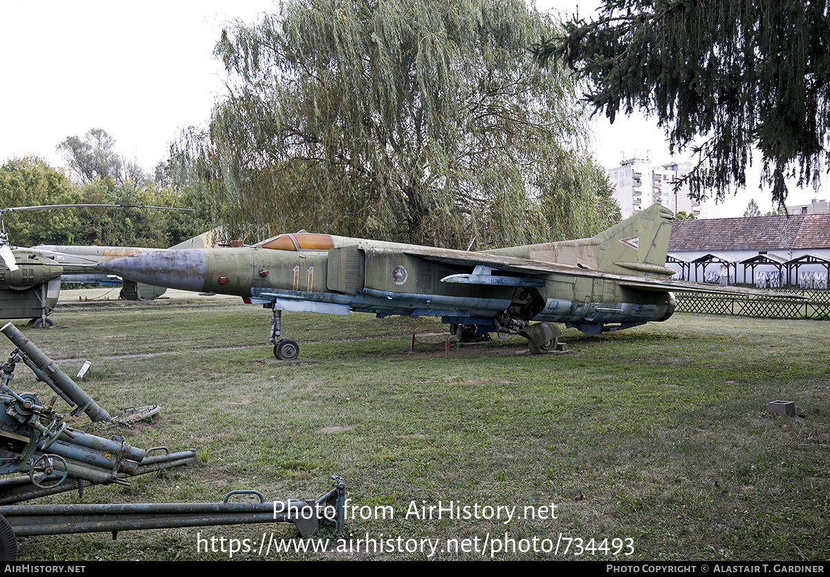 Aircraft Photo of 11 | Mikoyan-Gurevich MiG-23MF | Hungary - Air Force | AirHistory.net #734493