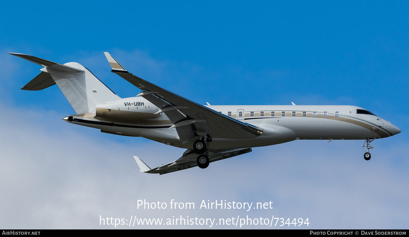 Aircraft Photo of VH-UBH | Bombardier Global 7500 (BD-700-1A10) | AirHistory.net #734494