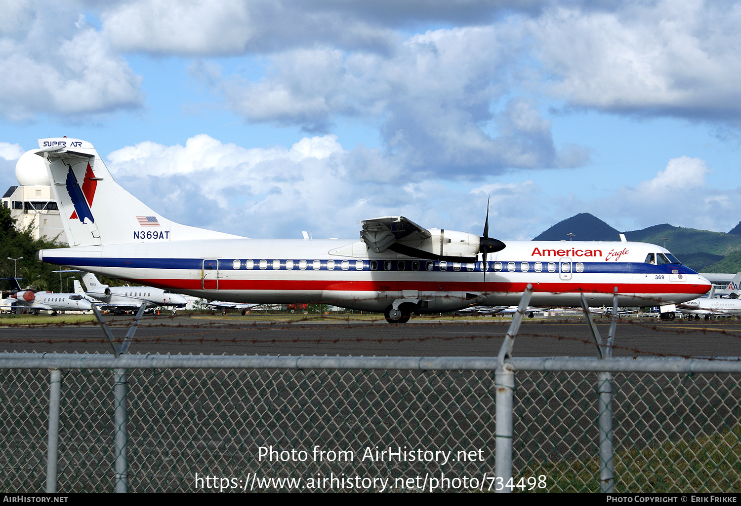 Aircraft Photo of N369AT | ATR ATR-72-212 | American Eagle | AirHistory.net #734498