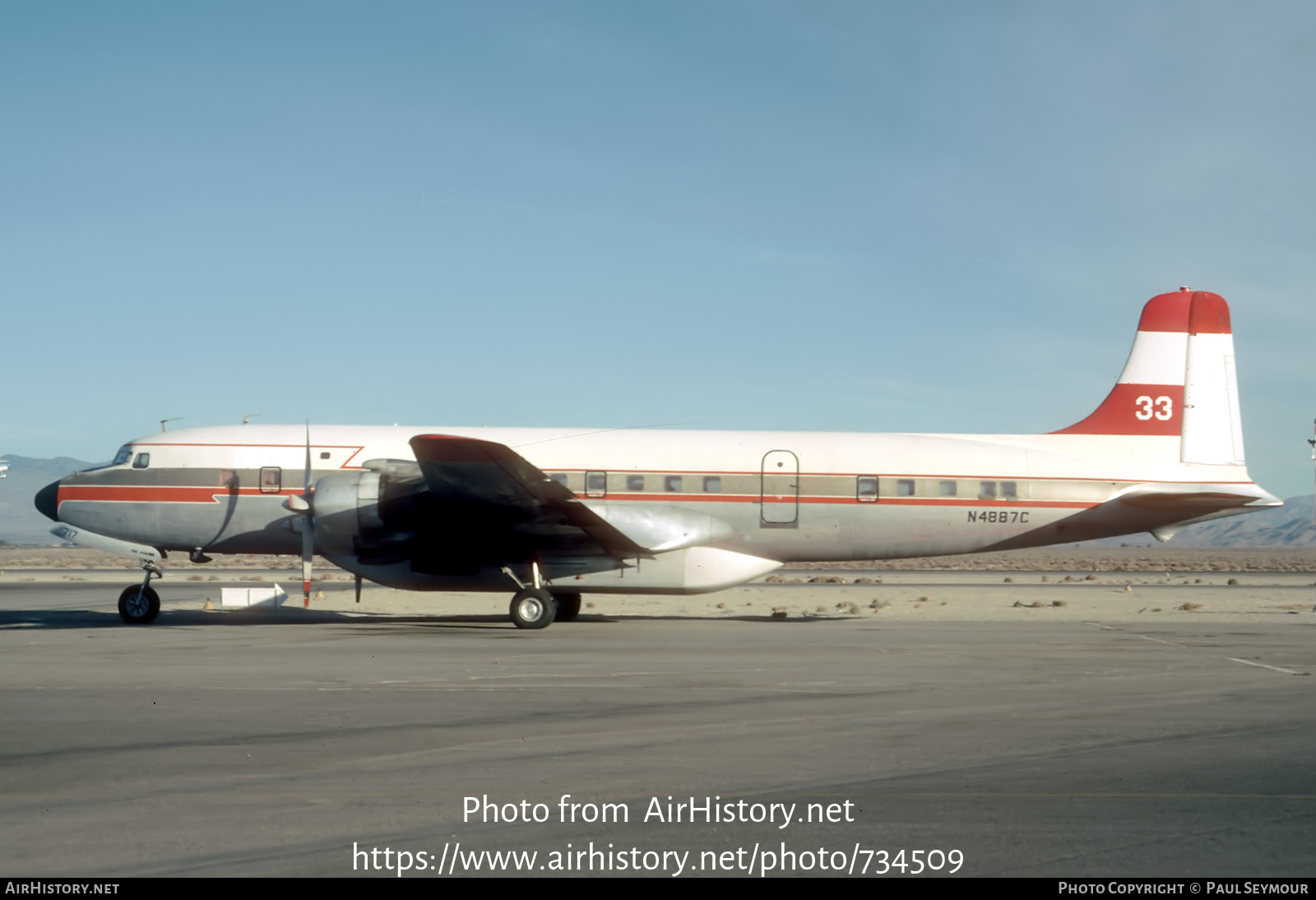 Aircraft Photo of N4887C | Douglas DC-7B/AT | AirHistory.net #734509