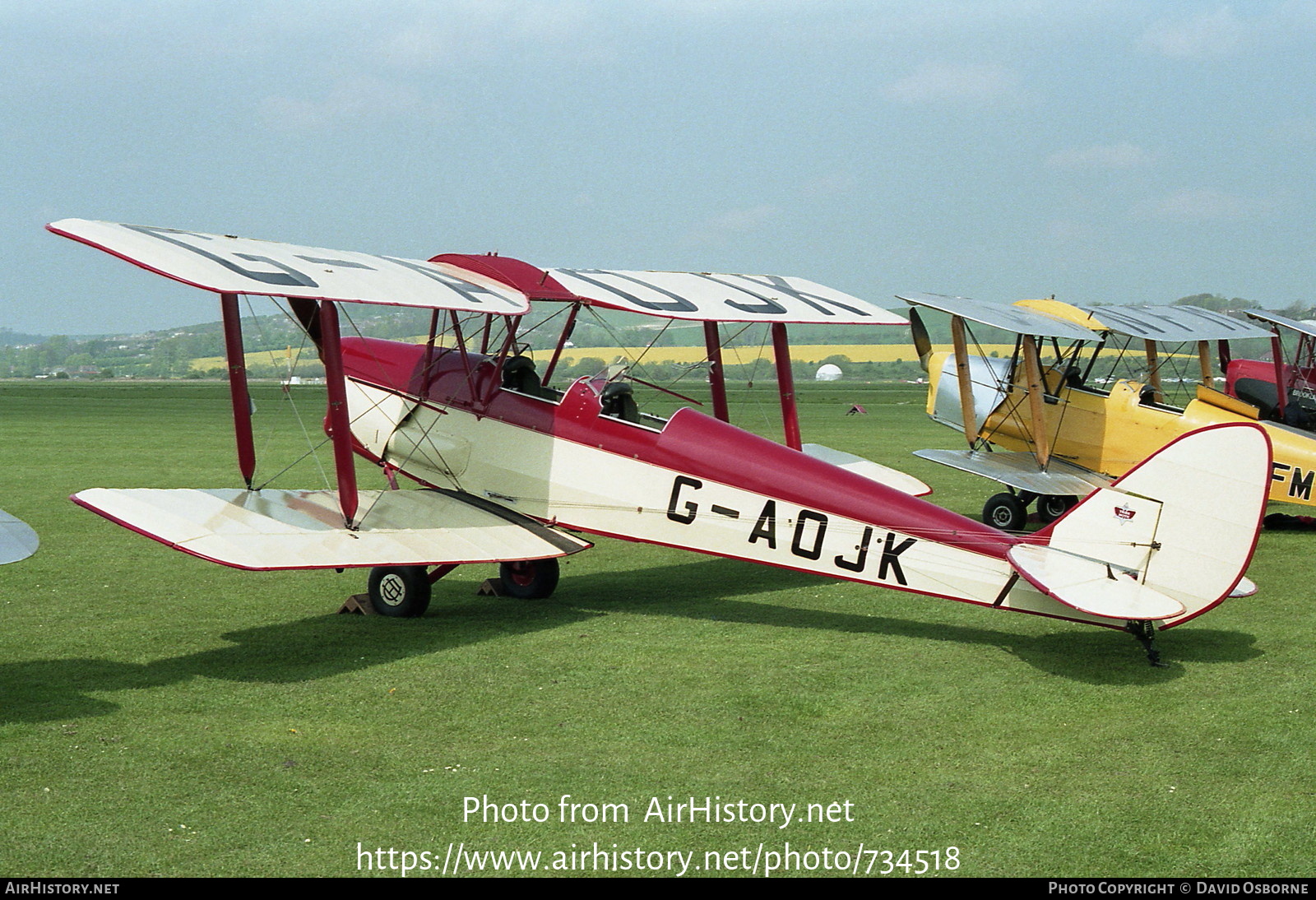 Aircraft Photo of G-AOJK | De Havilland D.H. 82A Tiger Moth II | AirHistory.net #734518