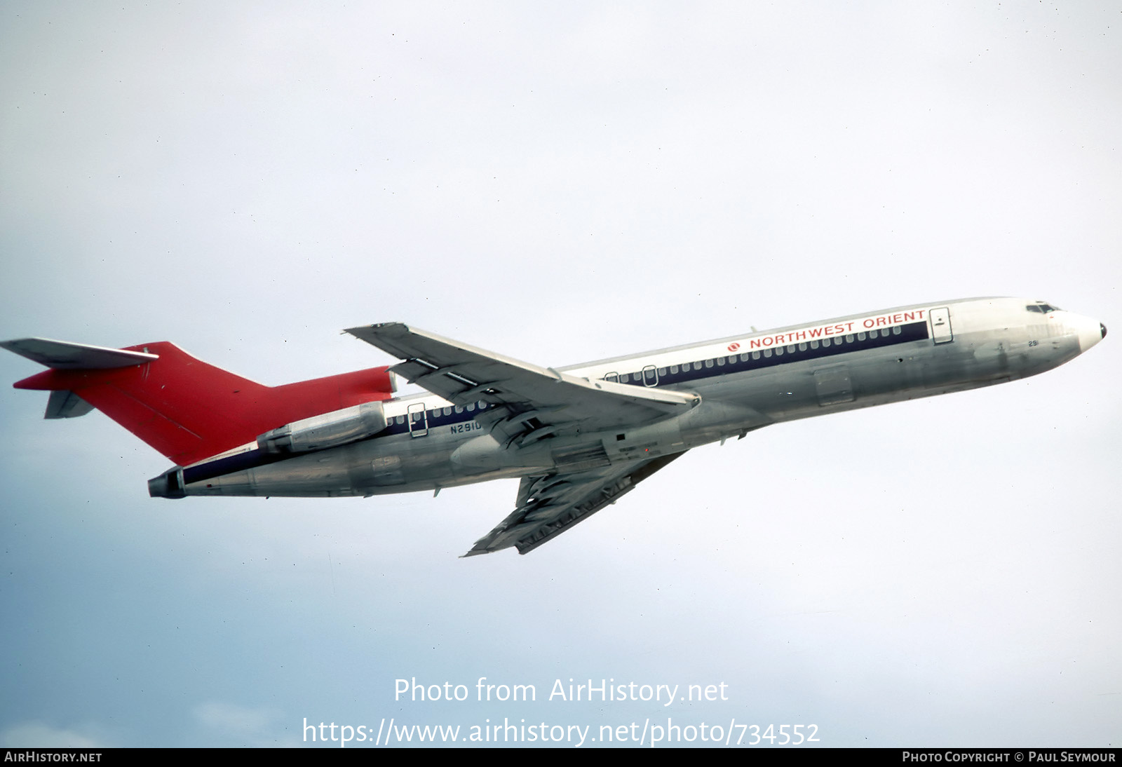 Aircraft Photo of N291US | Boeing 727-251/Adv | Northwest Orient Airlines | AirHistory.net #734552