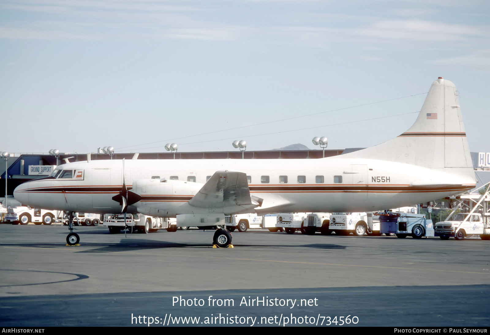 Aircraft Photo of N55H | Convair 580 | AirHistory.net #734560