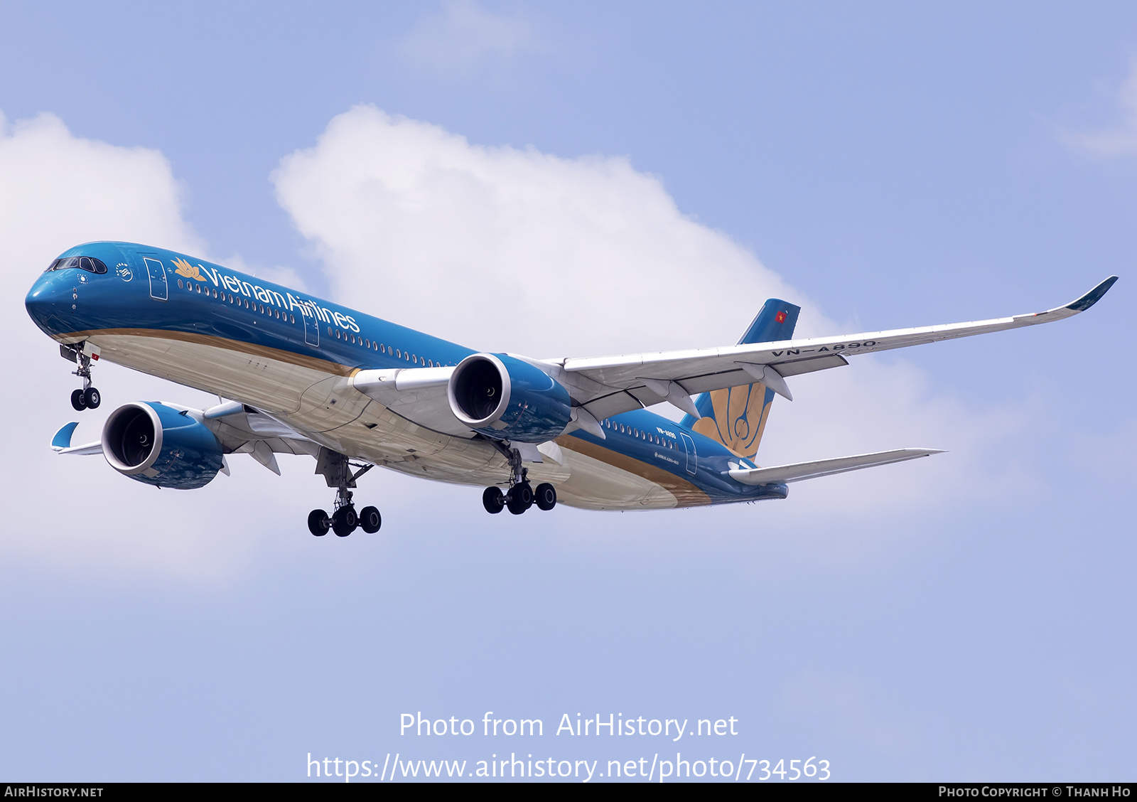 Aircraft Photo of VN-A890 | Airbus A350-941 | Vietnam Airlines | AirHistory.net #734563