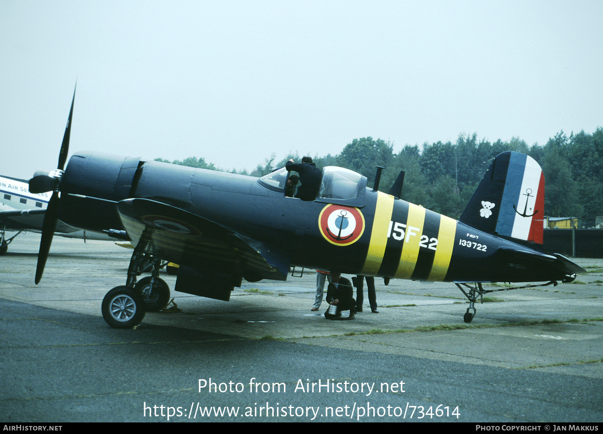 Aircraft Photo of N1337A / NX1337A / 133722 | Vought F4U-7 Corsair | France - Navy | AirHistory.net #734614