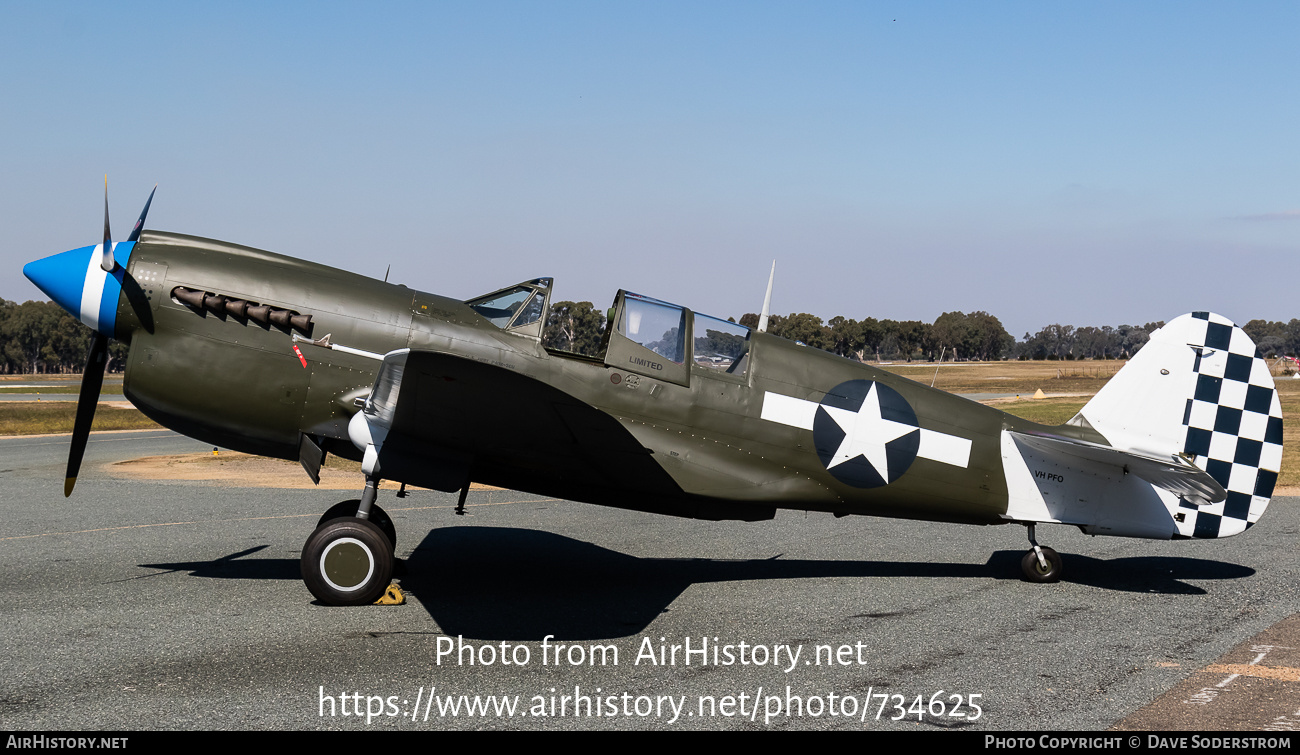 Aircraft Photo of VH-PFO / 42-104986 | Curtiss P-40N Kittyhawk | USA - Air Force | AirHistory.net #734625