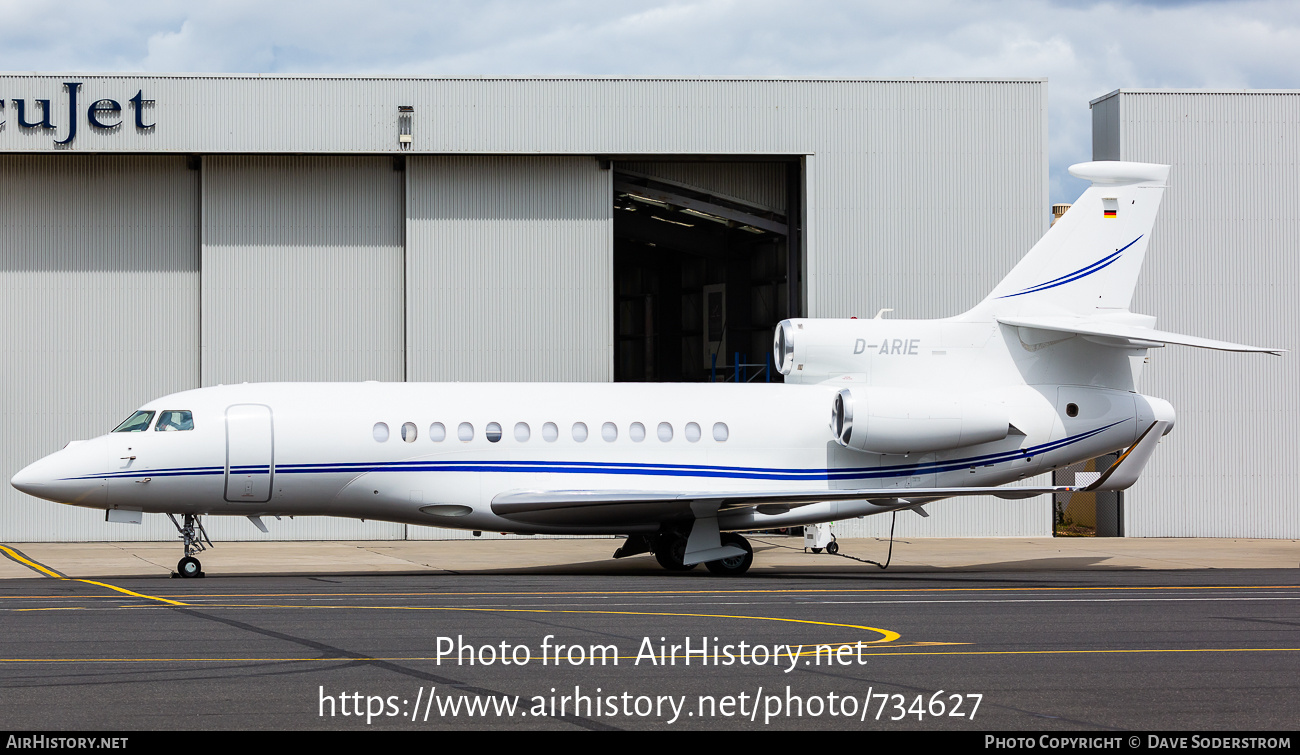 Aircraft Photo of D-ARIE | Dassault Falcon 7X | AirHistory.net #734627