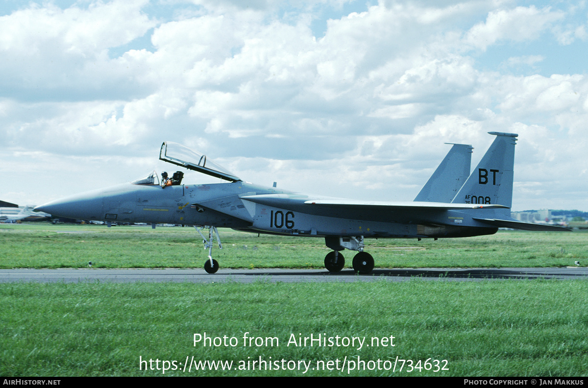 Aircraft Photo of 76-0008 / AF76-008 | McDonnell Douglas F-15A Eagle | USA - Air Force | AirHistory.net #734632