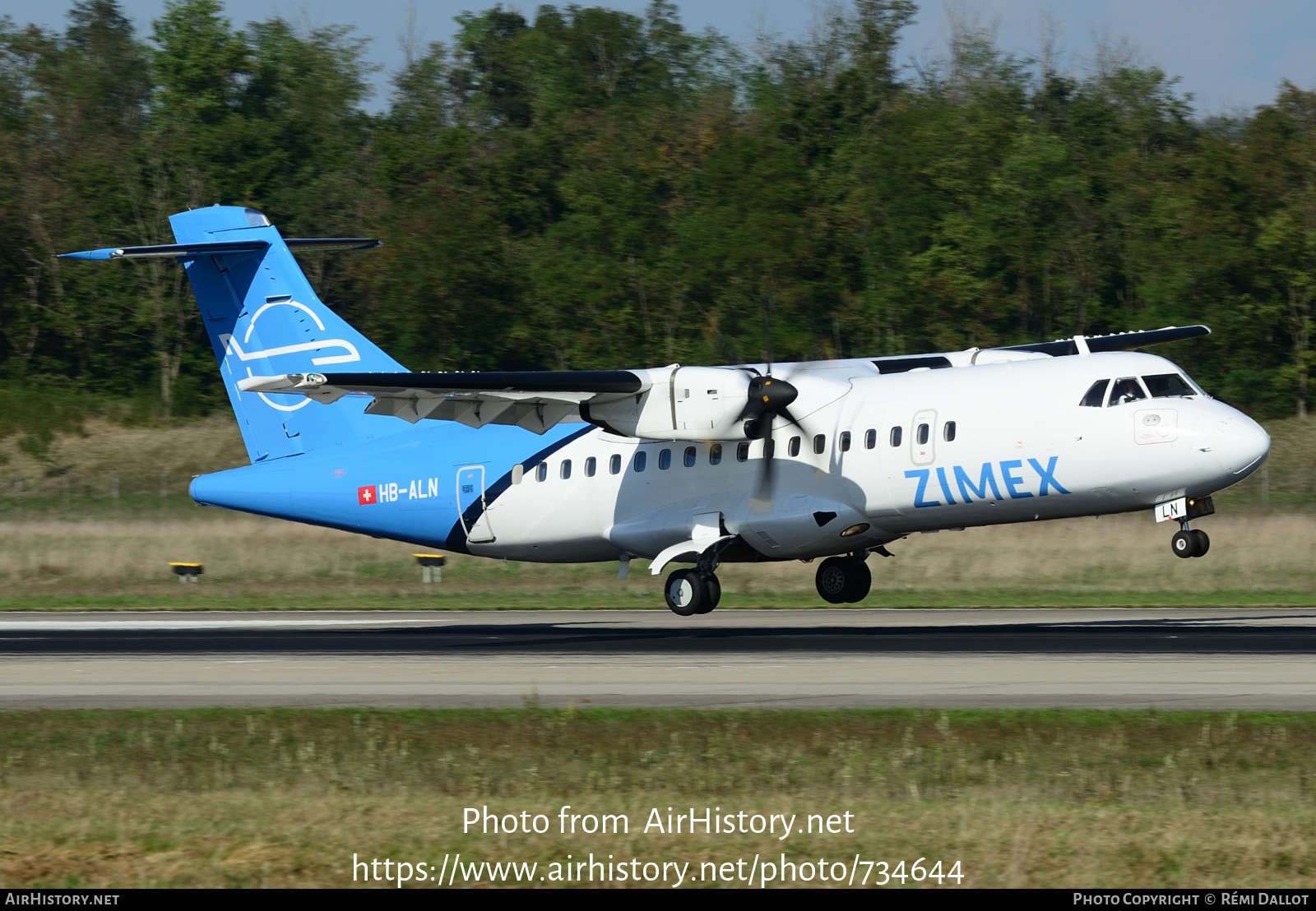 Aircraft Photo of HB-ALN | ATR ATR-42-500 | Zimex Aviation | AirHistory.net #734644