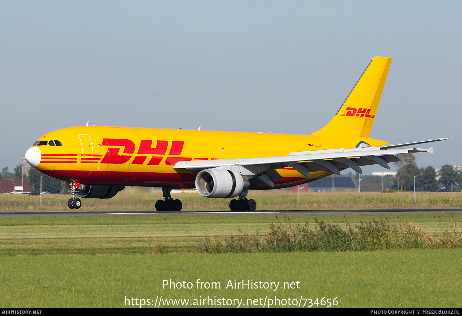 Aircraft Photo of D-AEAT | Airbus A300B4-622R(F) | DHL International | AirHistory.net #734656