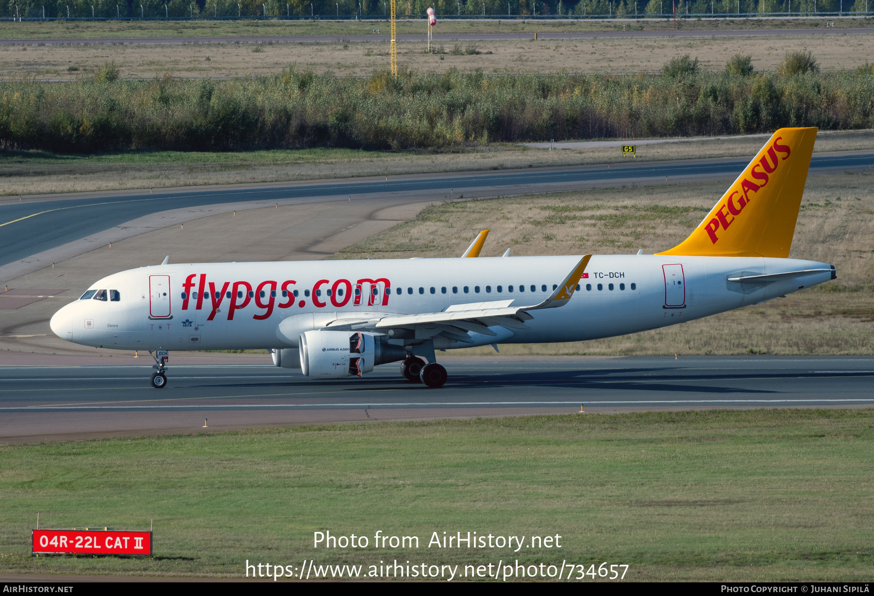 Aircraft Photo of TC-DCH | Airbus A320-214 | Pegasus Airlines | AirHistory.net #734657