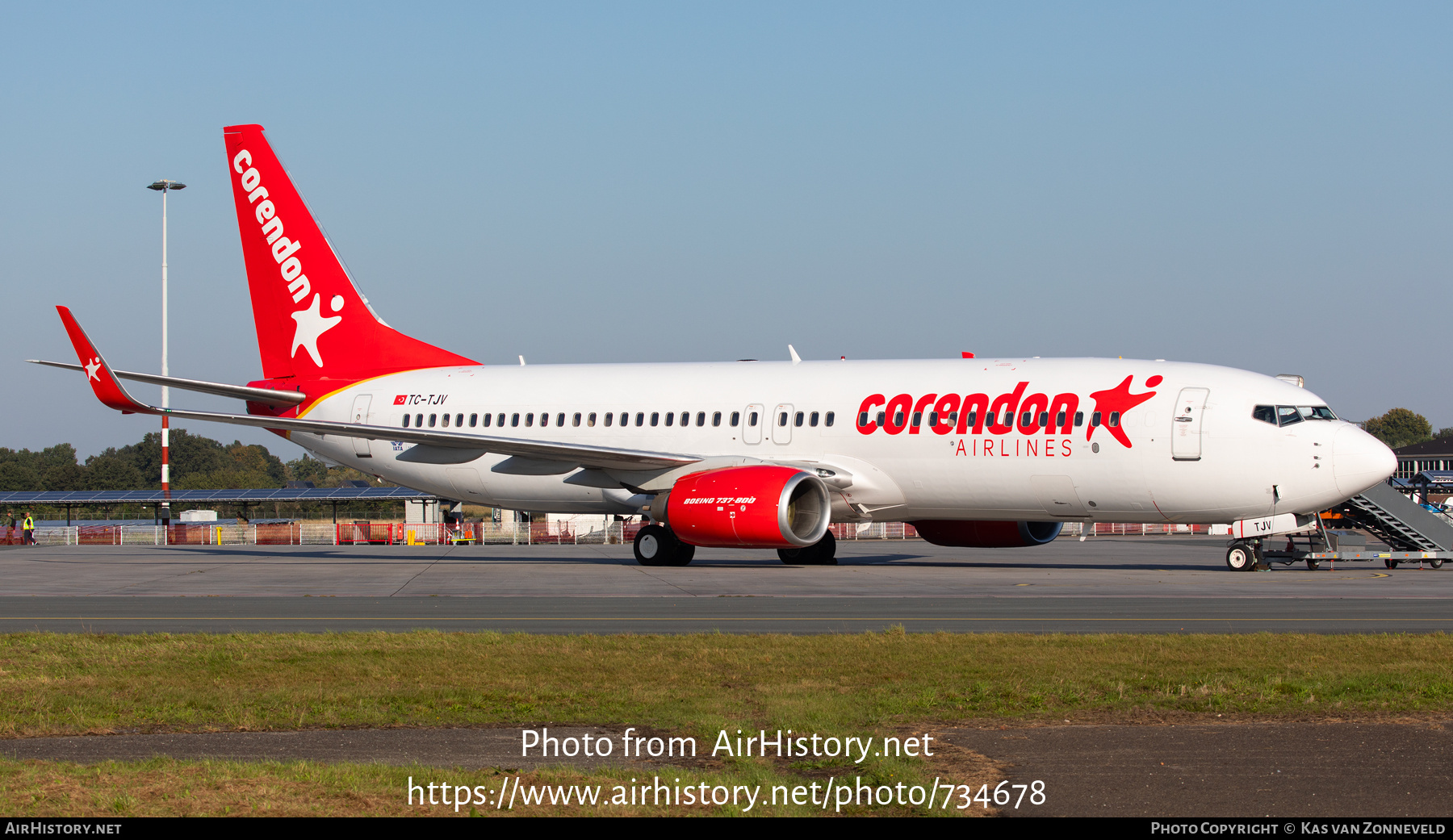 Aircraft Photo of TC-TJV | Boeing 737-86J | Corendon Airlines | AirHistory.net #734678