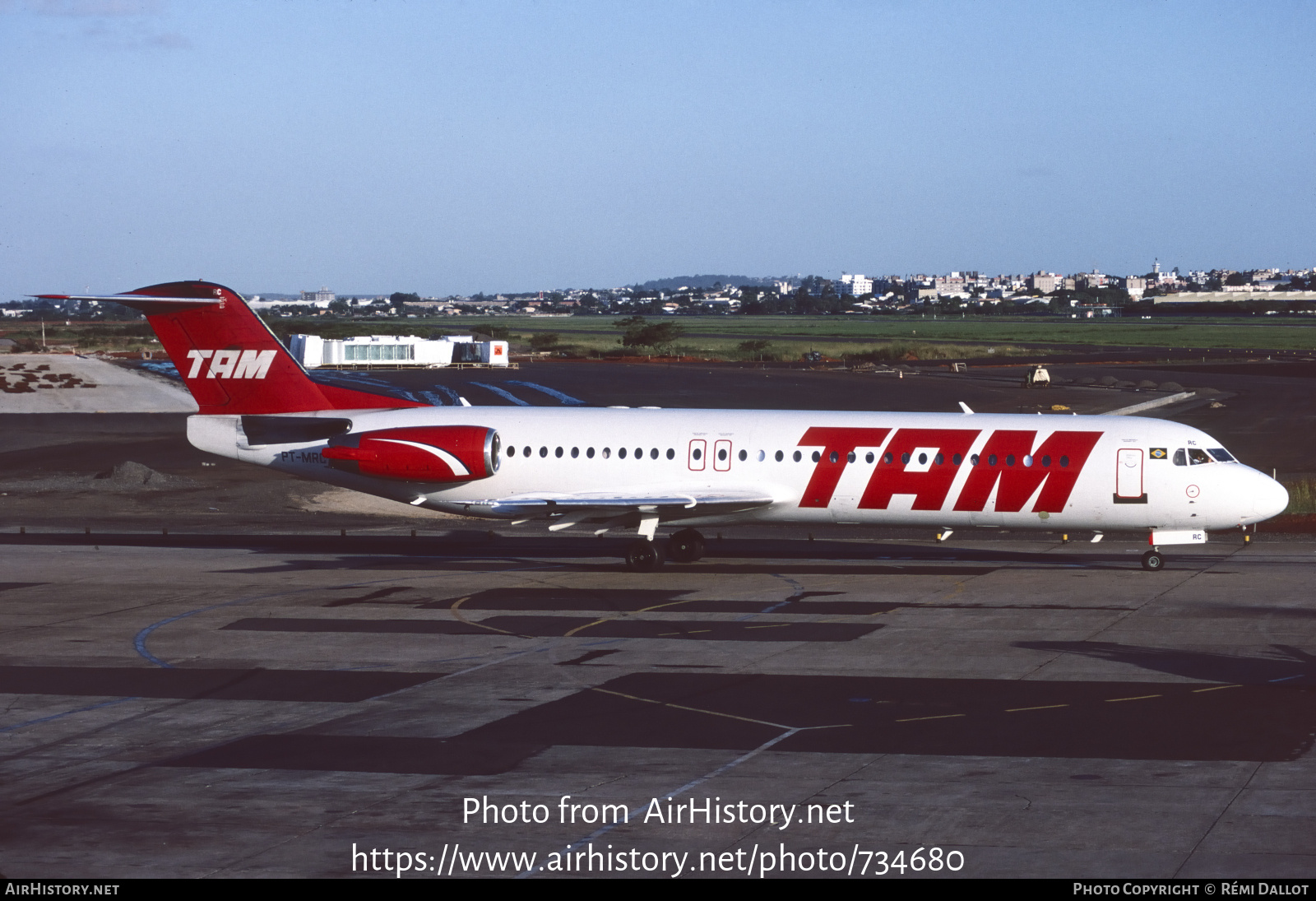 Aircraft Photo of PT-MRC | Fokker 100 (F28-0100) | TAM Linhas Aéreas | AirHistory.net #734680