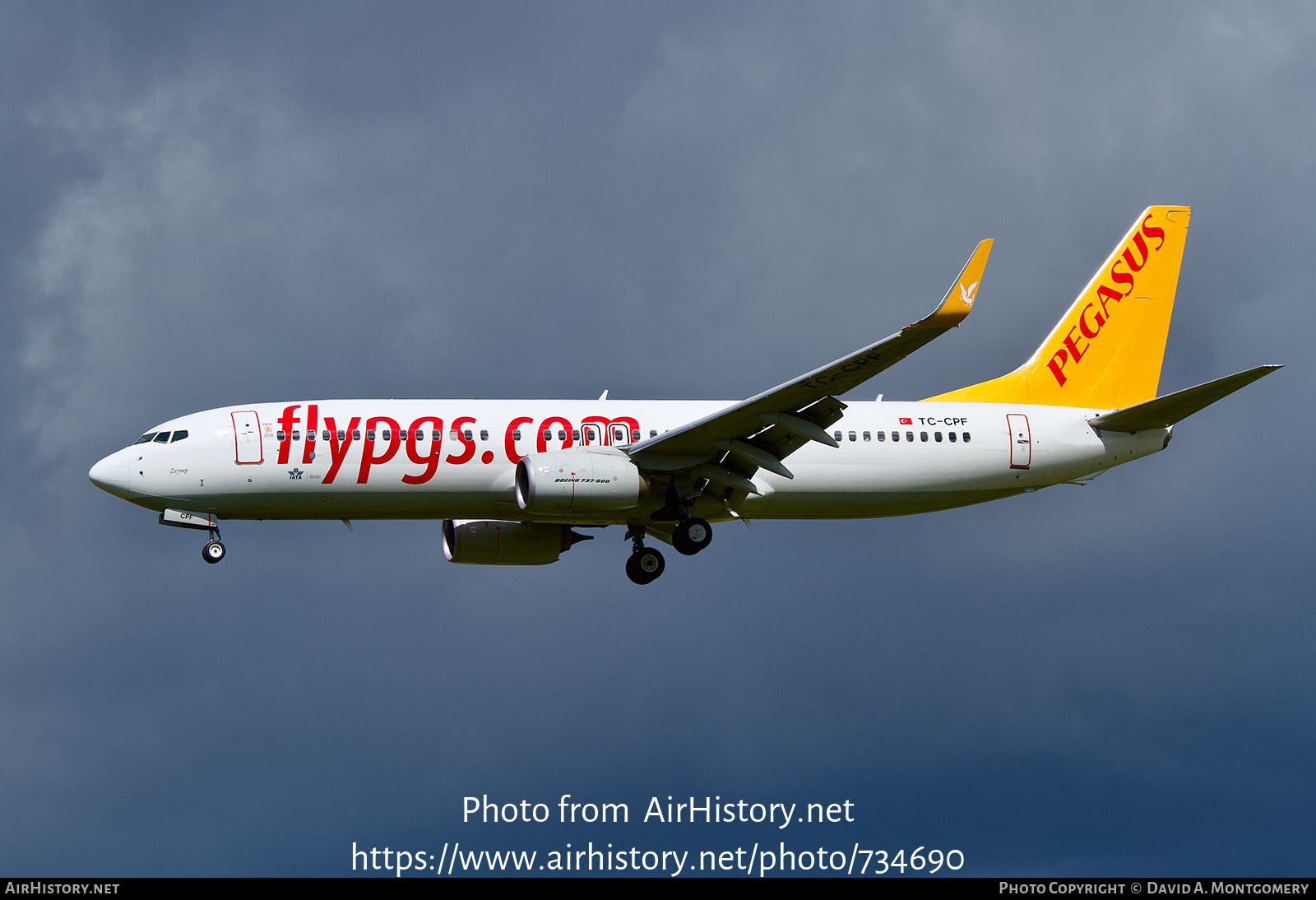 Aircraft Photo of TC-CPF | Boeing 737-82R | Pegasus Airlines | AirHistory.net #734690