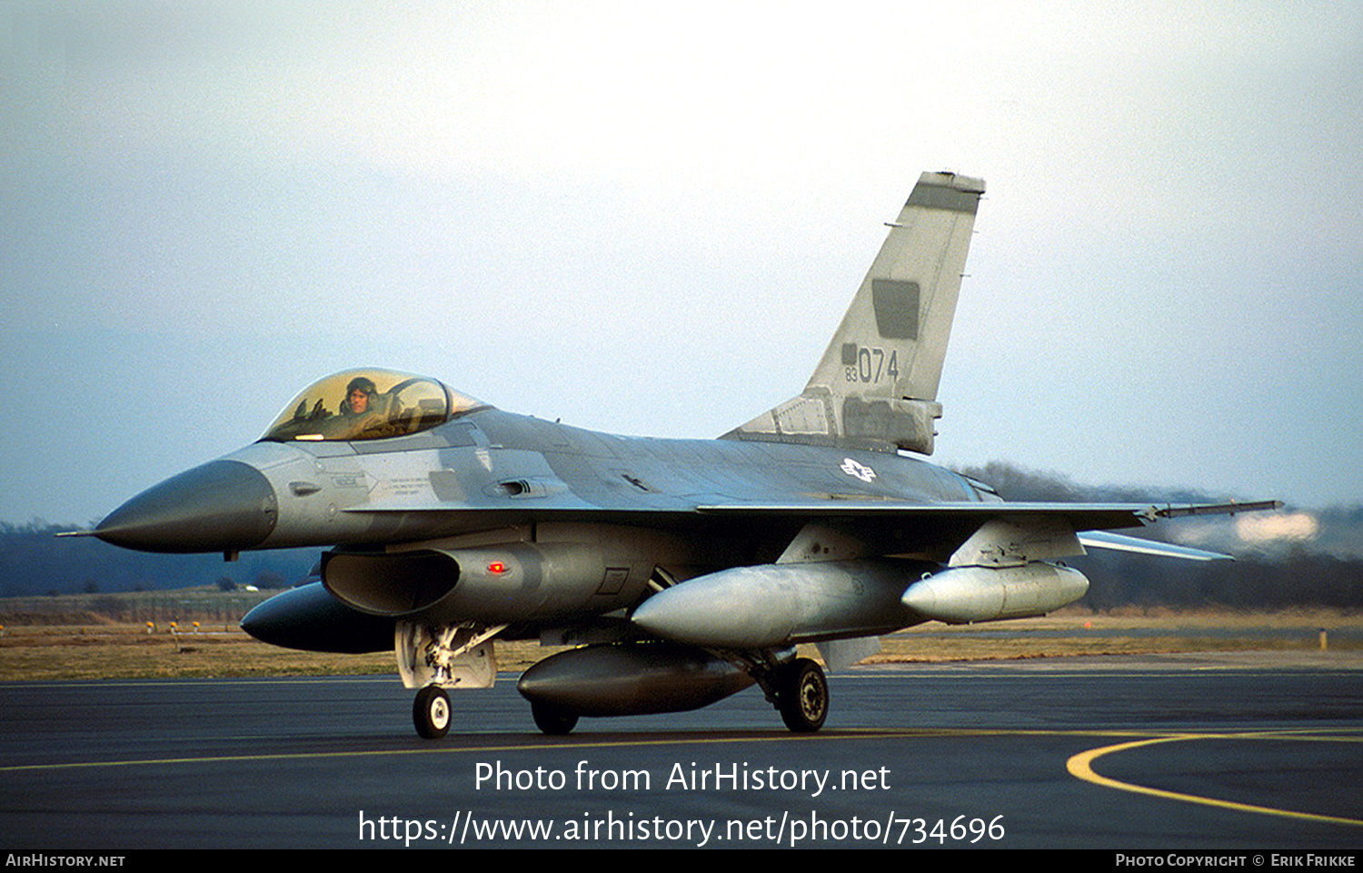 Aircraft Photo of 83-1074 / 83-074 | General Dynamics F-16A Fighting Falcon | USA - Air Force | AirHistory.net #734696