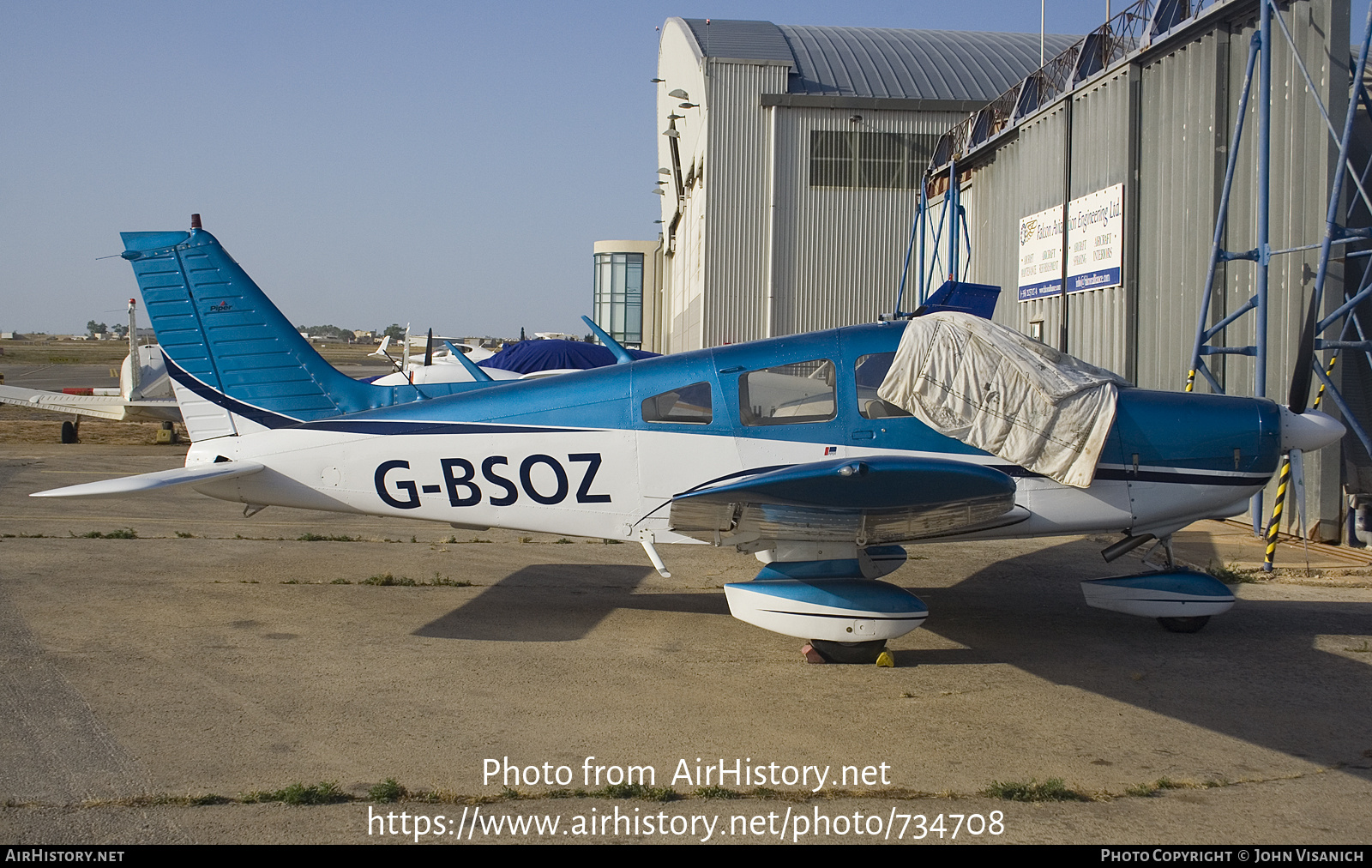 Aircraft Photo of G-BSOZ | Piper PA-28-161 Cherokee Warrior II | AirHistory.net #734708