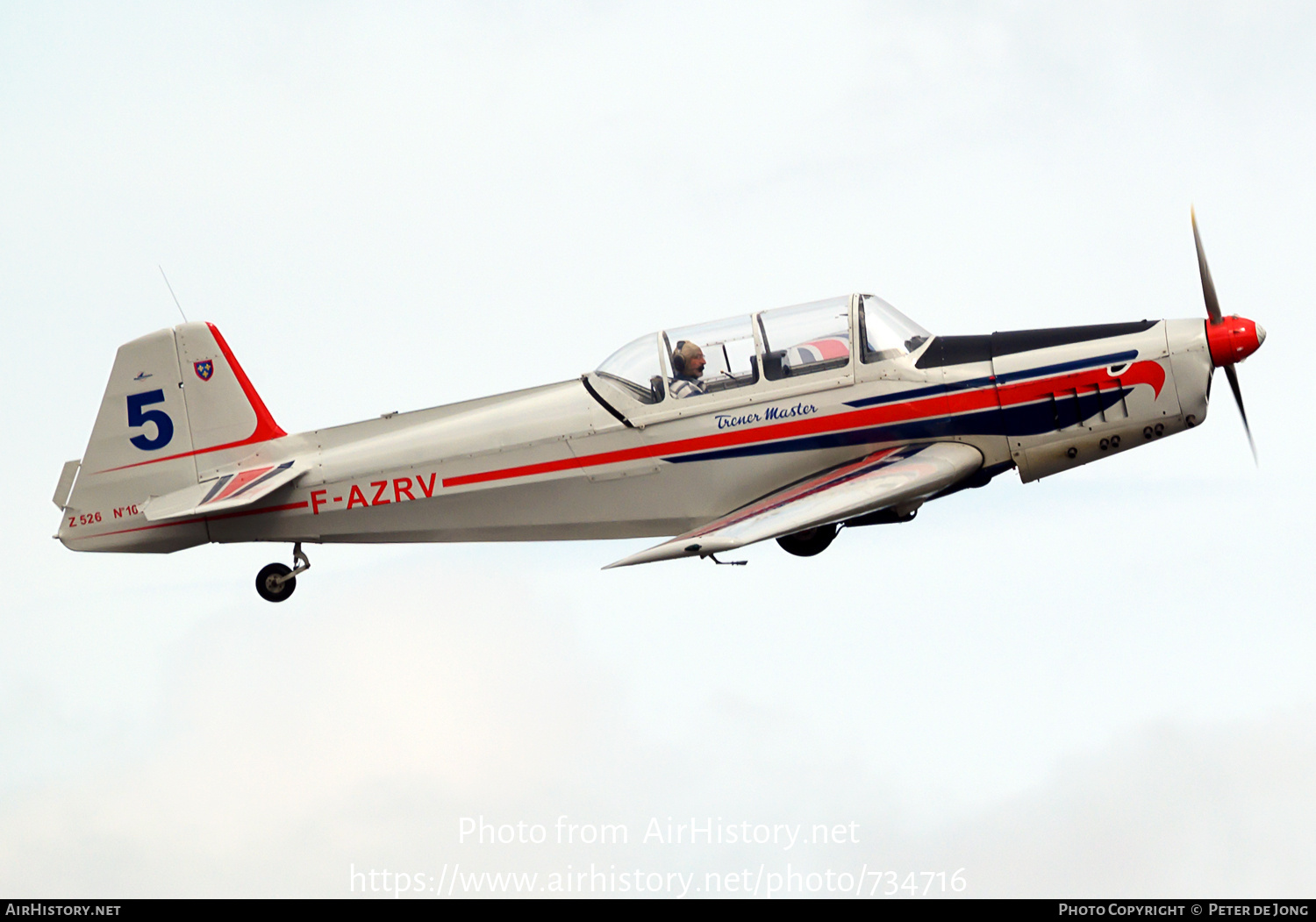 Aircraft Photo of F-AZRV | Zlin Z-526 Trener Master | AirHistory.net #734716