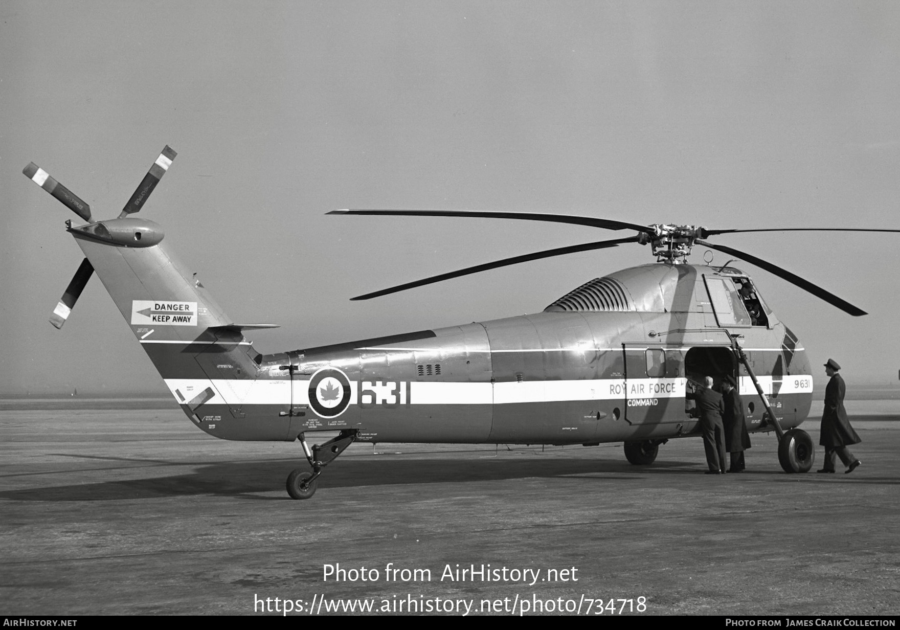 Aircraft Photo of 9631 | Sikorsky H-34A Choctaw | Canada - Air Force | AirHistory.net #734718