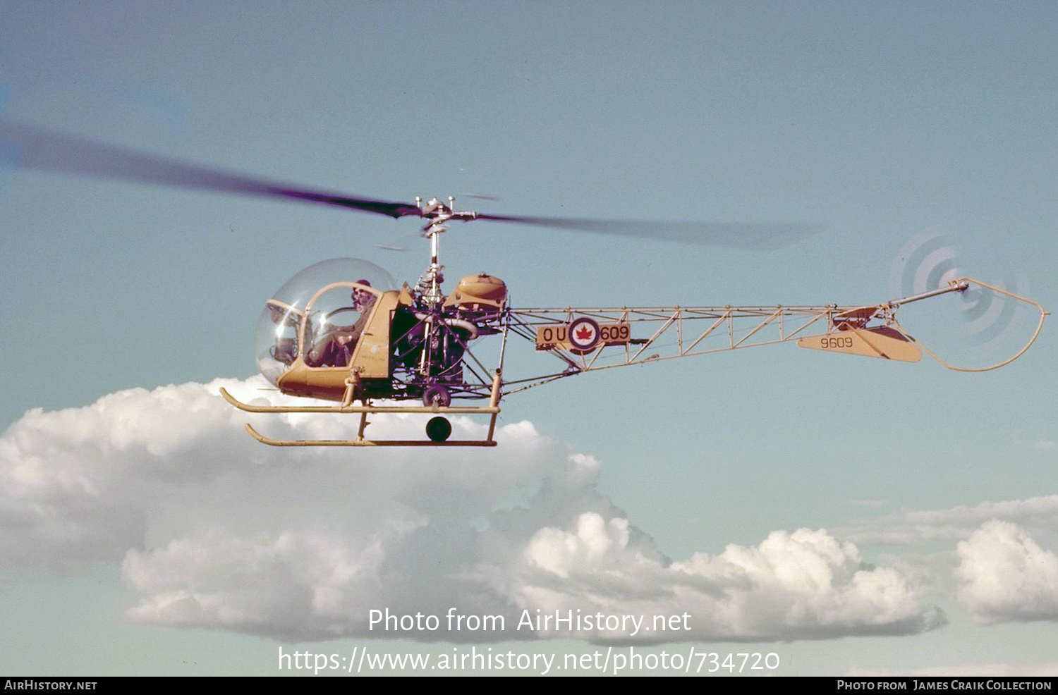 Aircraft Photo of 9609 | Bell 47D | Canada - Air Force | AirHistory.net #734720