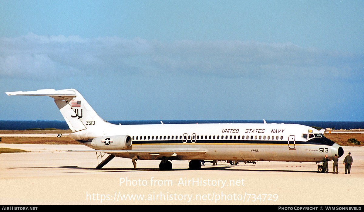 Aircraft Photo of 163513 / 3513 | McDonnell Douglas C-9B Skytrain II | USA - Navy | AirHistory.net #734729