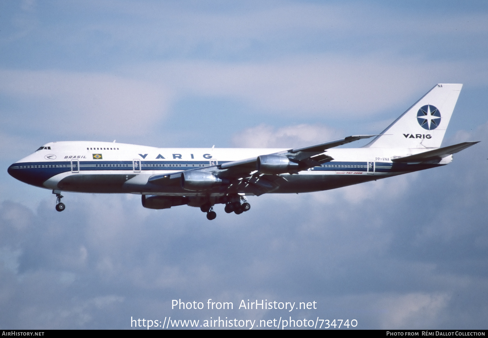 Aircraft Photo of PP-VNA | Boeing 747-2L5BM | Varig | AirHistory.net #734740