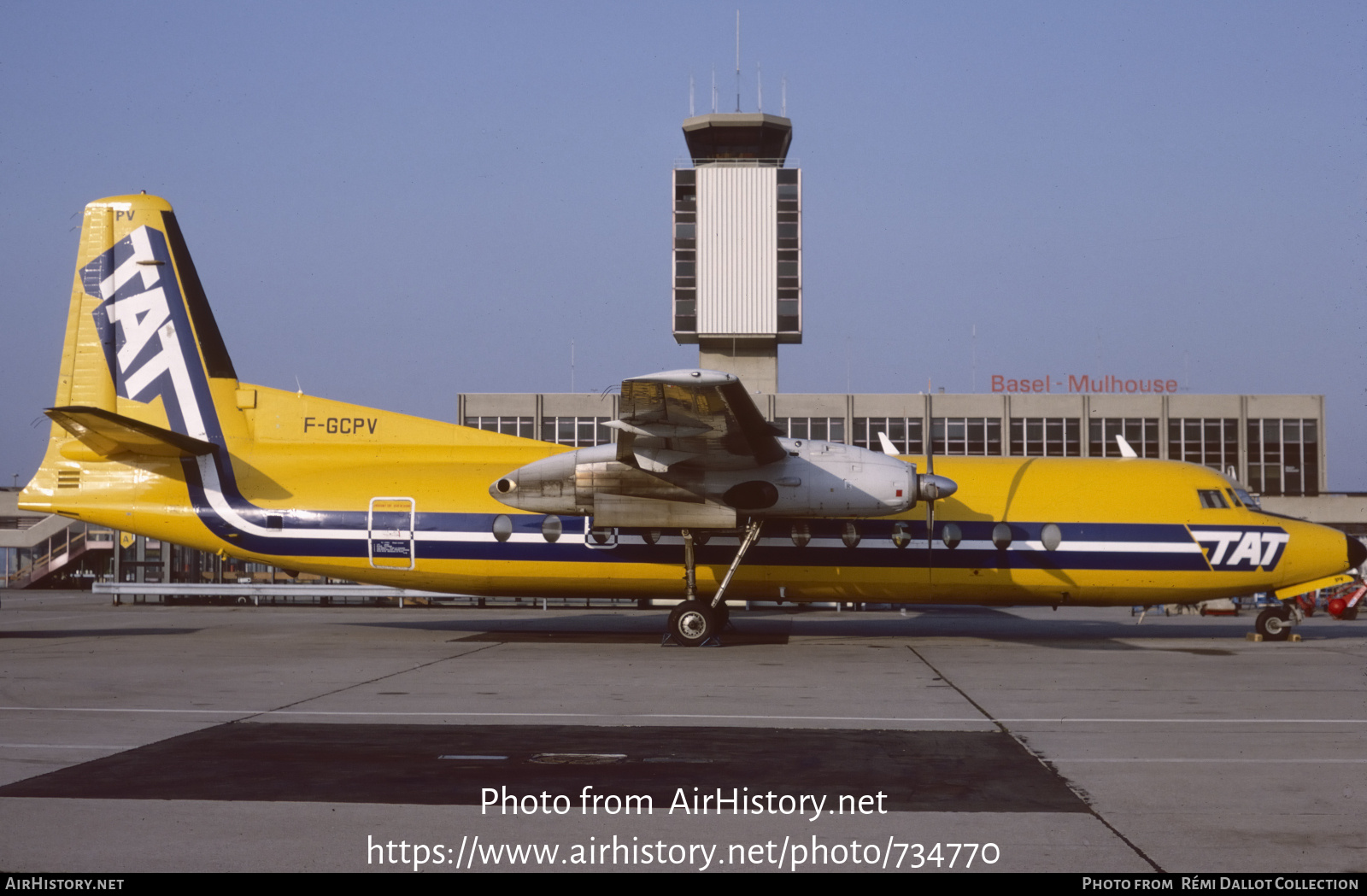 Aircraft Photo of F-GCPV | Fairchild Hiller FH-227B | TAT - Transport Aérien Transrégional | AirHistory.net #734770