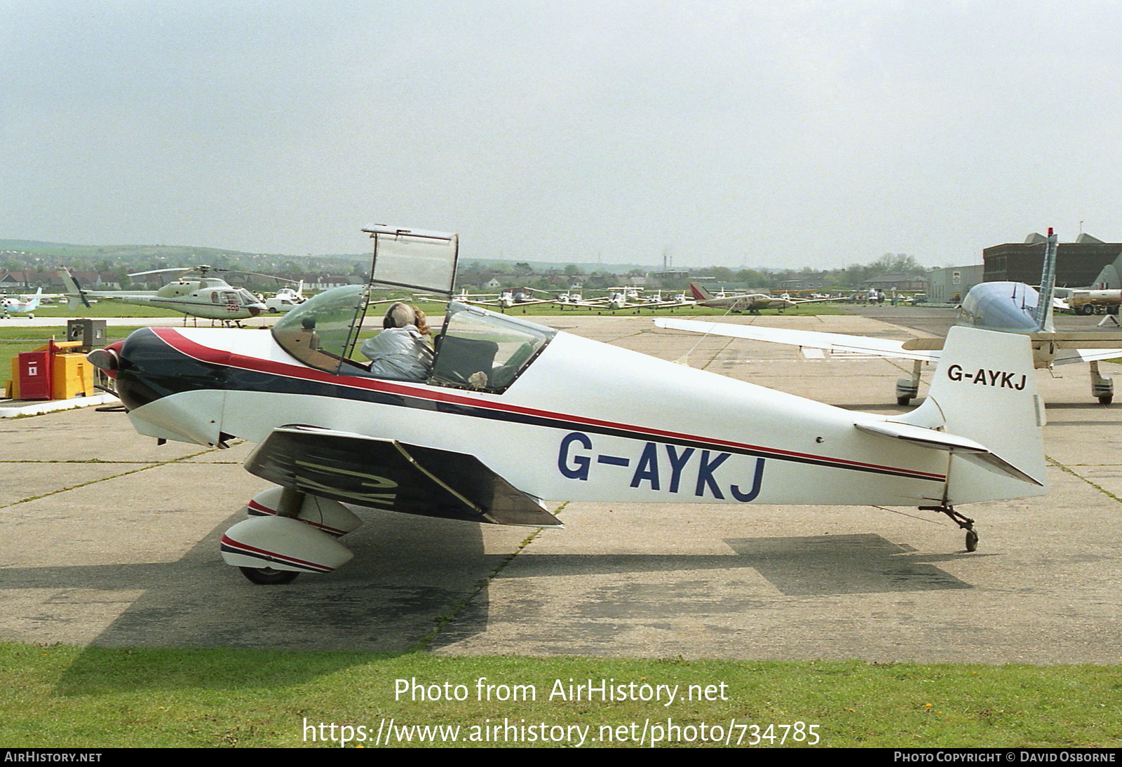 Aircraft Photo of G-AYKJ | SAN Jodel D-117A | AirHistory.net #734785