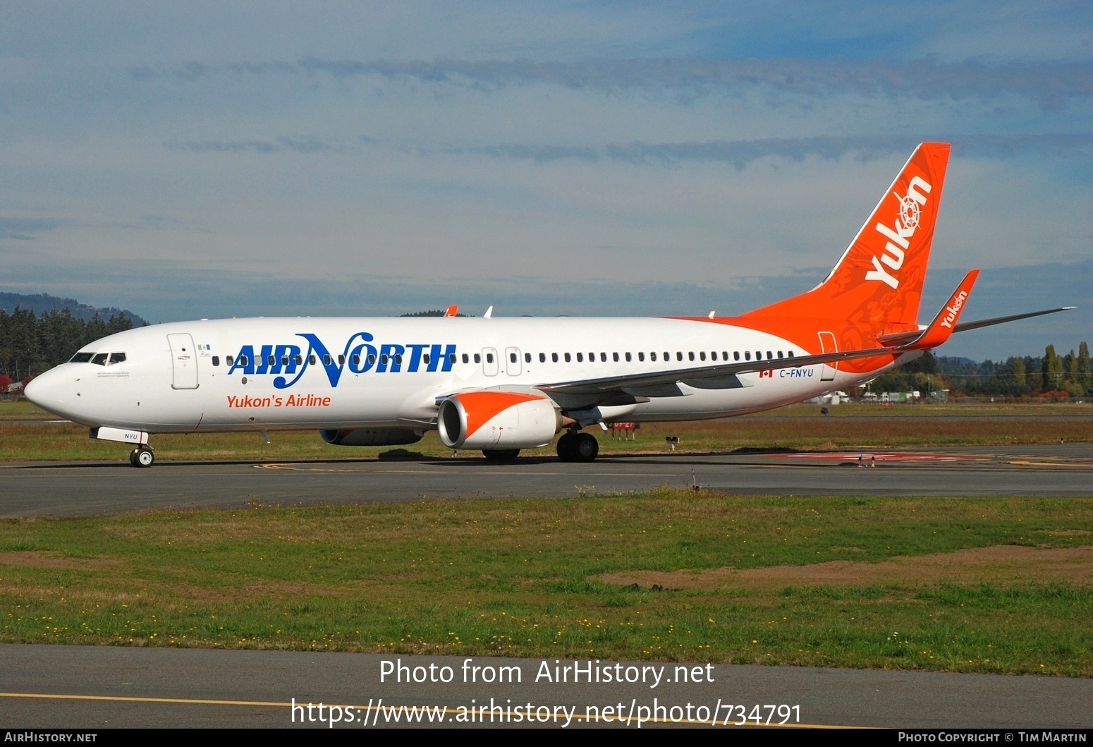 Aircraft Photo of C-FNYU | Boeing 737-8AL | Air North | AirHistory.net #734791