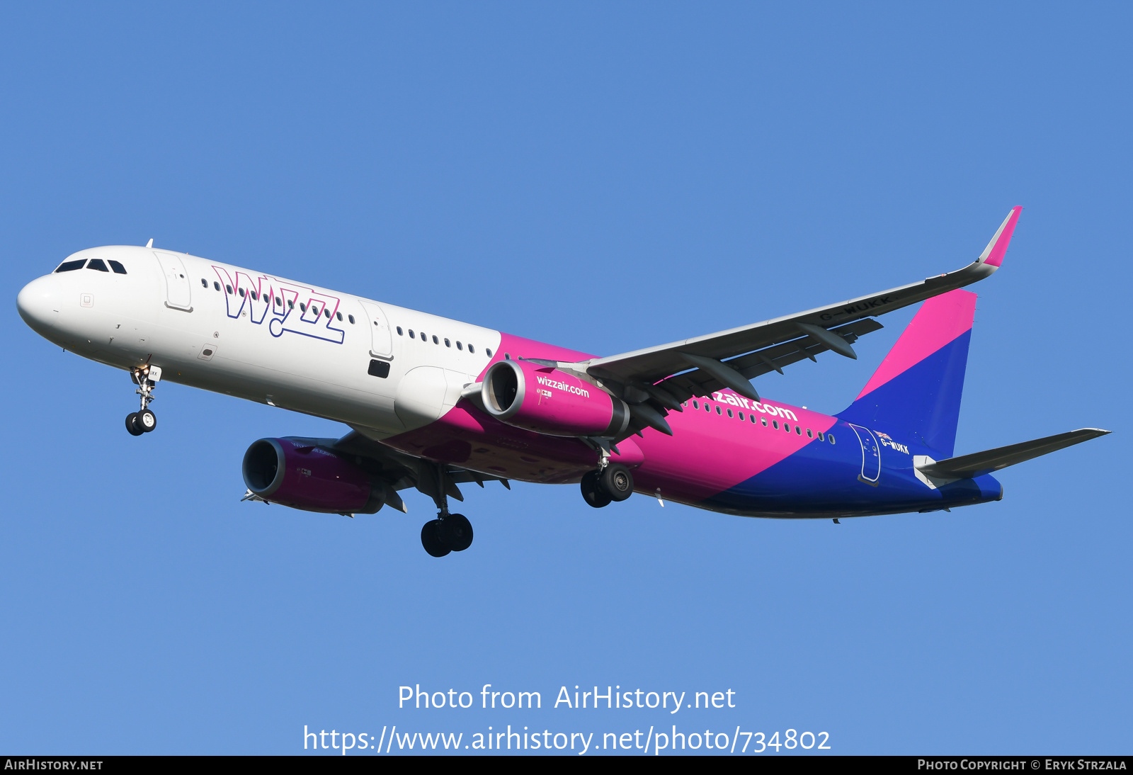 Aircraft Photo of G-WUKK | Airbus A321-231 | Wizz Air | AirHistory.net #734802