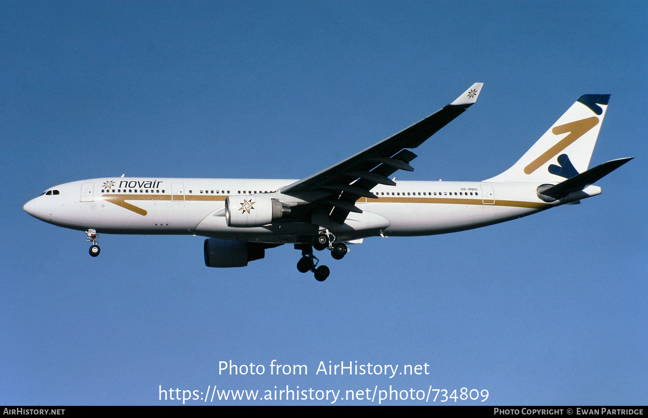 Aircraft Photo of SE-RBG | Airbus A330-223 | Novair | AirHistory.net #734809