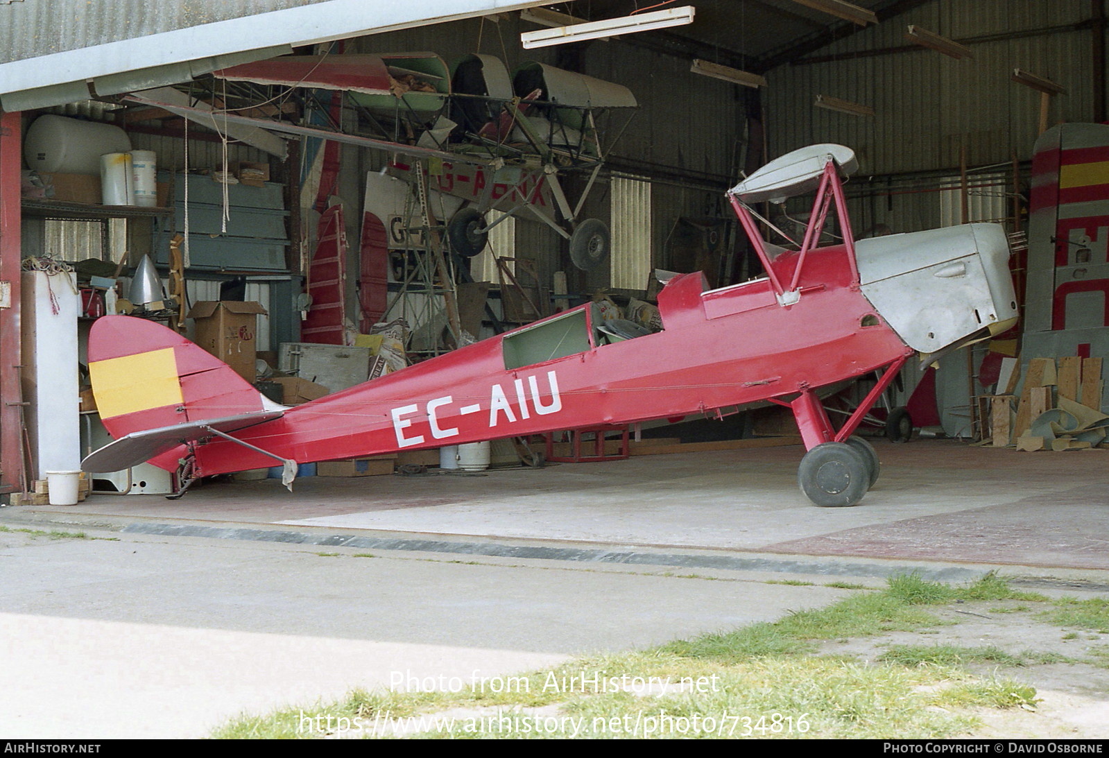 Aircraft Photo of EC-AIU | De Havilland D.H. 82A Tiger Moth | AirHistory.net #734816