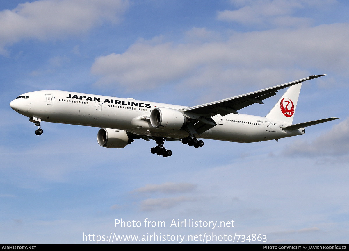 Aircraft Photo of JA740J | Boeing 777-346/ER | Japan Airlines - JAL | AirHistory.net #734863