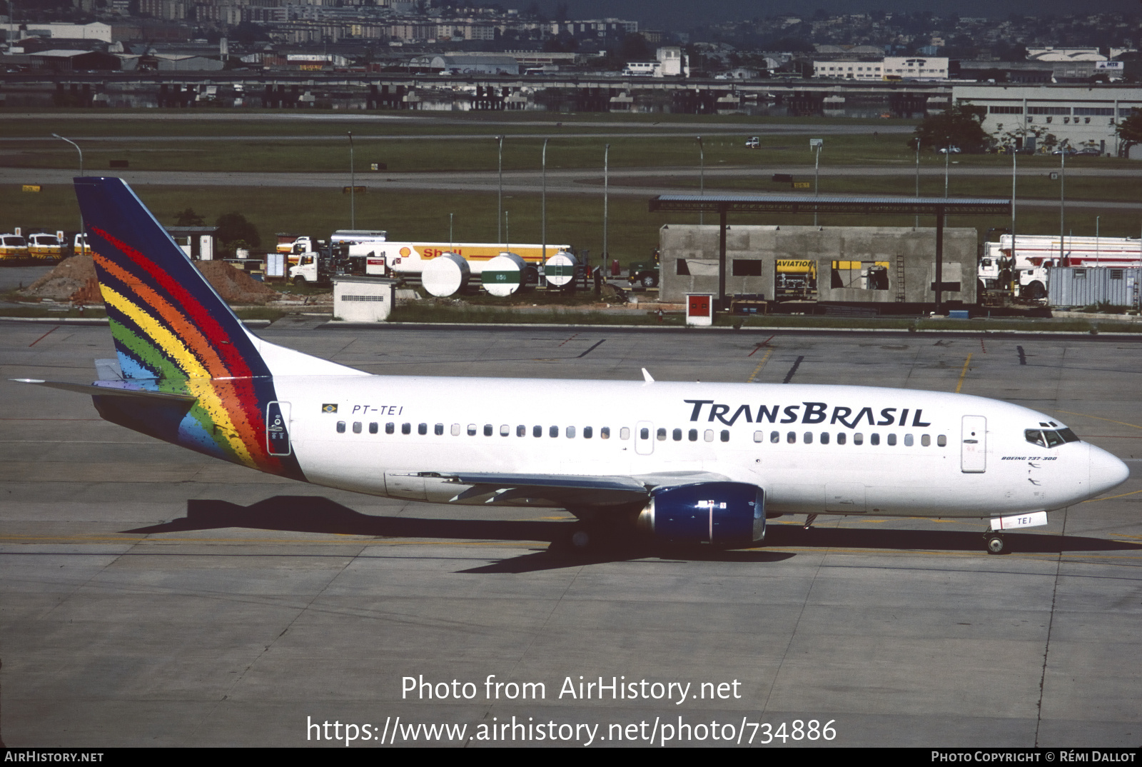 Aircraft Photo of PT-TEI | Boeing 737-3Y0 | TransBrasil | AirHistory.net #734886