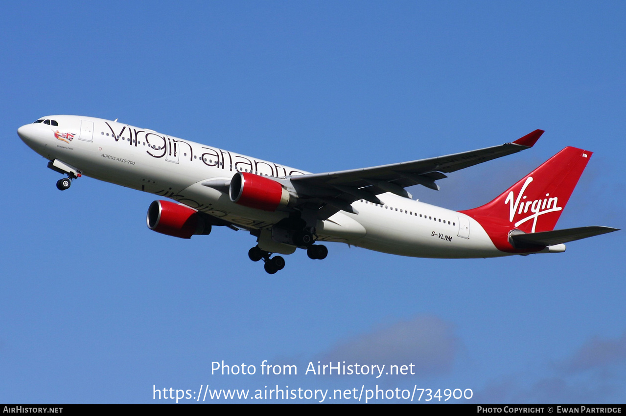 Aircraft Photo of G-VLNM | Airbus A330-223 | Virgin Atlantic Airways | AirHistory.net #734900