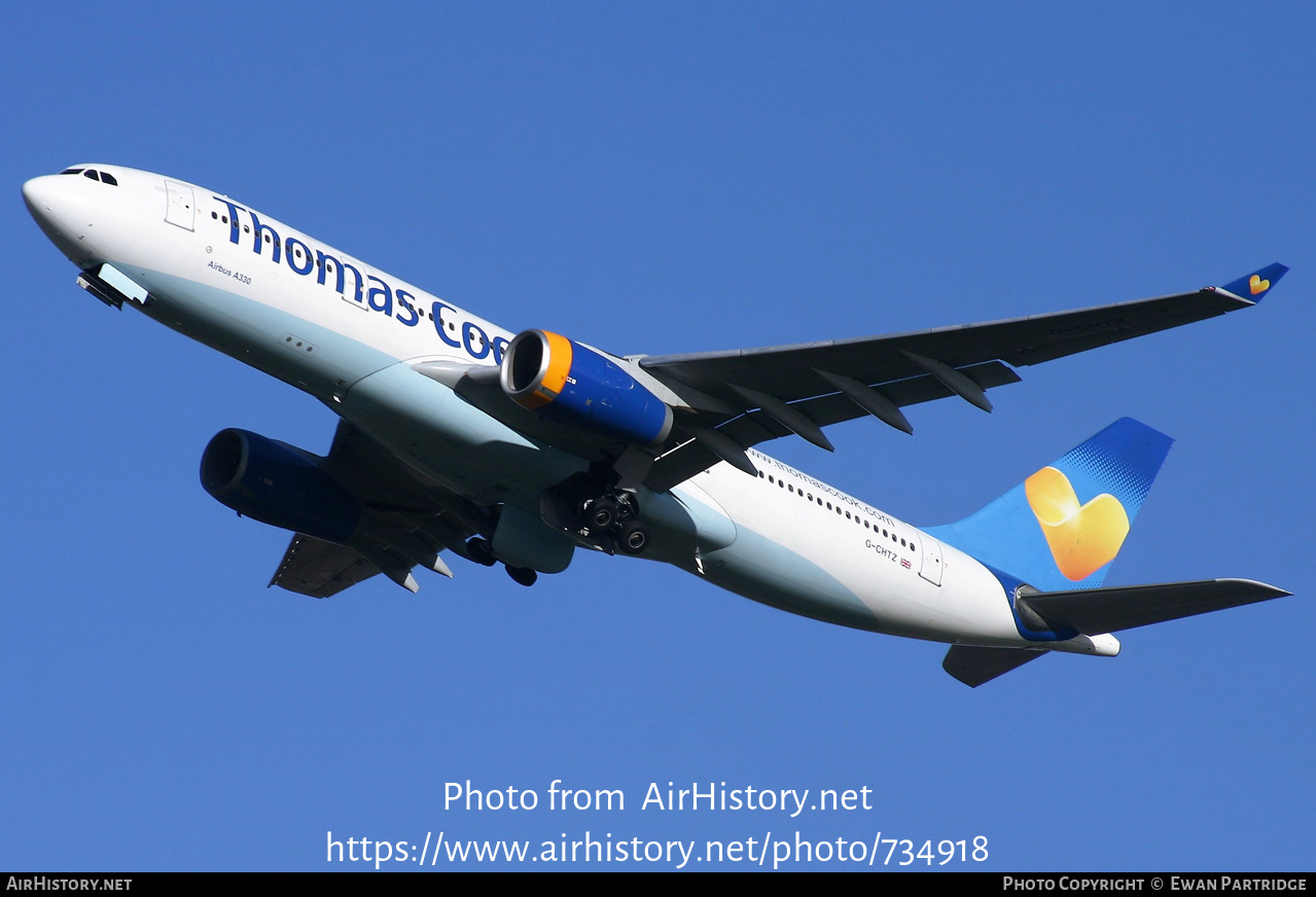 Aircraft Photo of G-CHTZ | Airbus A330-243 | Thomas Cook Airlines | AirHistory.net #734918