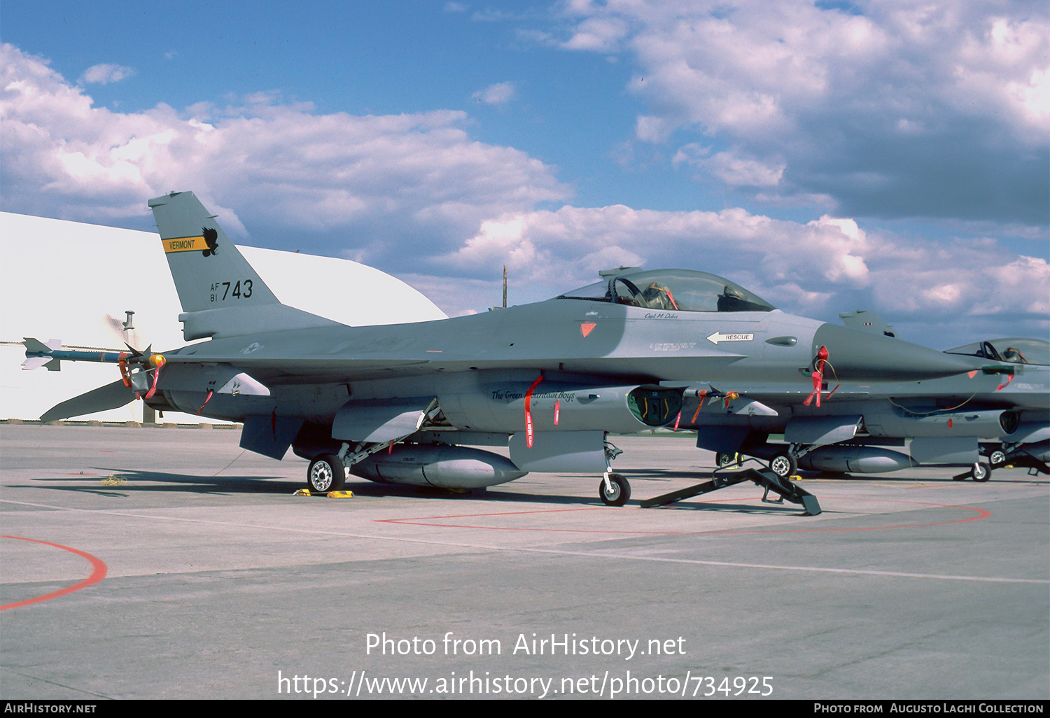 Aircraft Photo of 81-0743 / AF81-743 | General Dynamics F-16A Fighting Falcon | USA - Air Force | AirHistory.net #734925