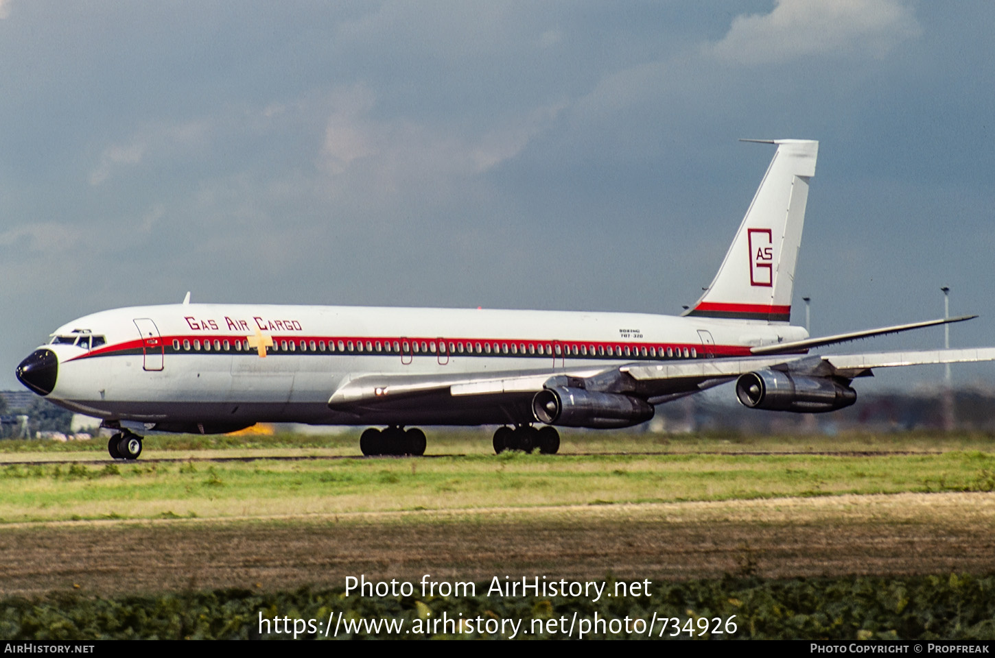 Aircraft Photo of 5N-AYJ | Boeing 707-351C | GAS Air Cargo - General Aviation Services | AirHistory.net #734926