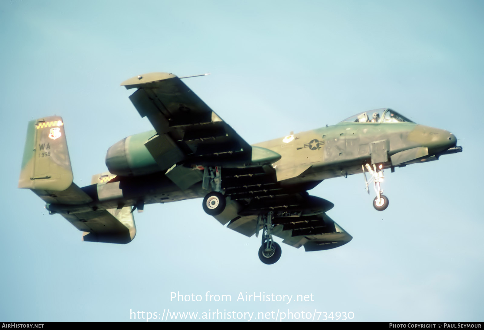 Aircraft Photo of 81-0959 / AF81-959 | Fairchild A-10A Thunderbolt II | USA - Air Force | AirHistory.net #734930